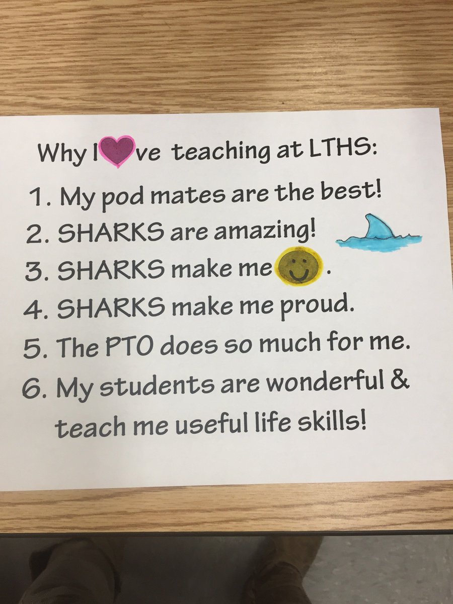 #WhyI💗teachingatLTHS
