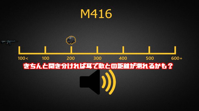 ポチンキ速報 Pubg きちんと聞き分ければ耳で敵との距離が測れるかも M416の銃声を距離ごとに音をまとめた動画が公開 Pubg T Co Yu4hxxgauu