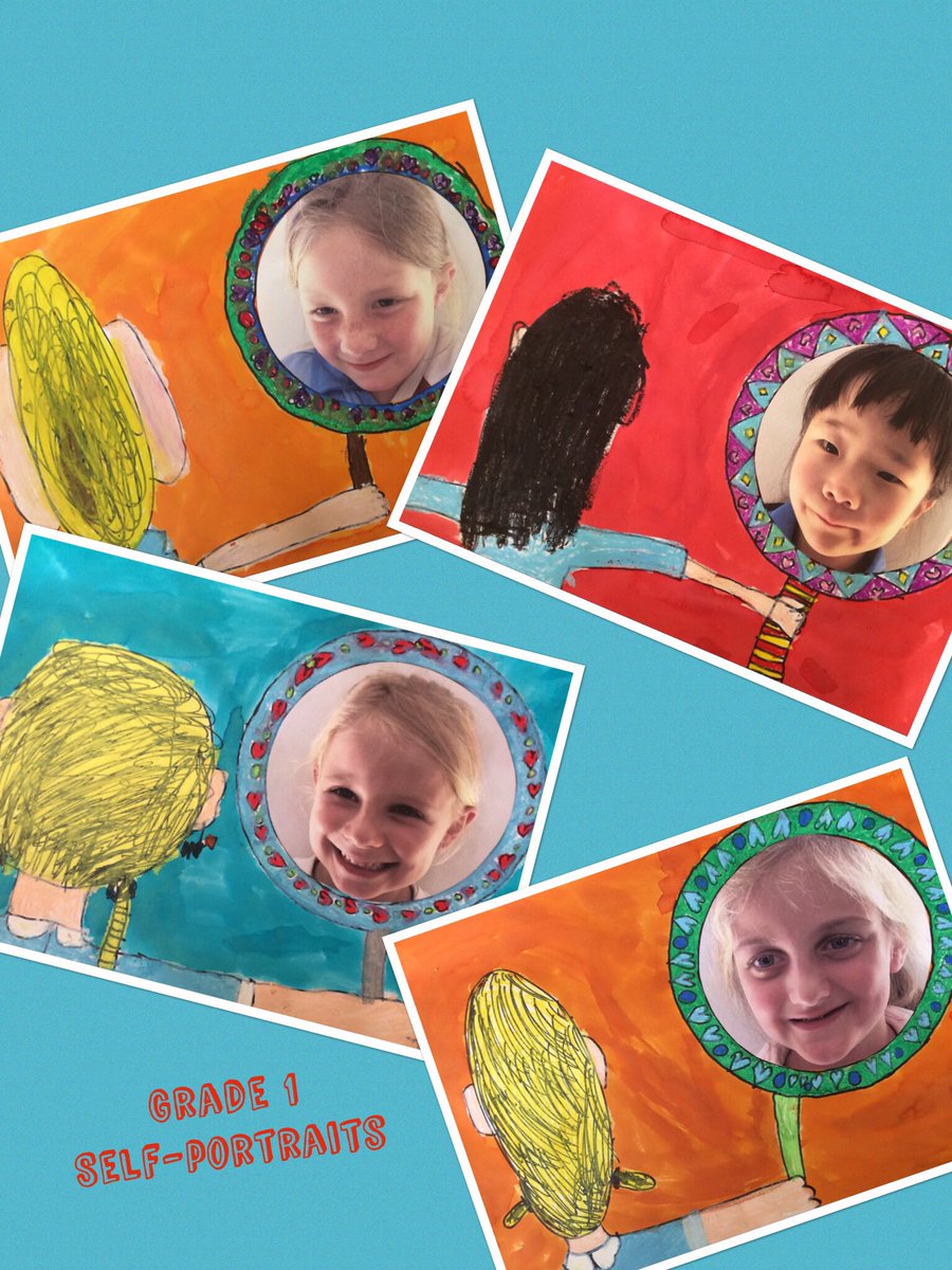RubyPerks's tweet image. I just love our Grade 1 self portraits with a twist! @ParklandsTweet