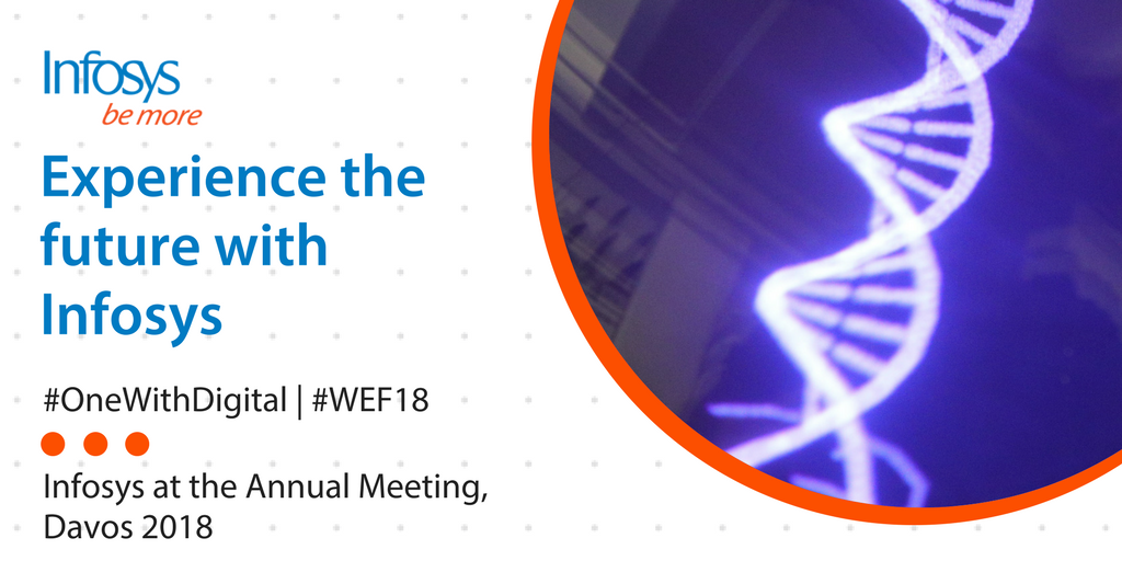 InfosysEvents's tweet photo. Would you trust a robot with your life? Find out how you really feel about technology's impact on society at the @Infosys #OneWithDigital Lab at #WEF18. Visit us at Promenade 115. https://t.co/UNPDGqmKbc https://t.co/fSRZtPPKcs