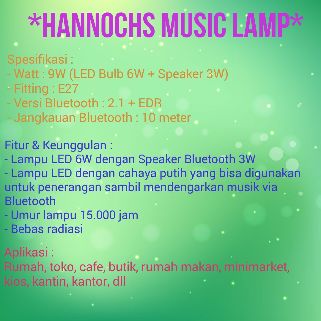Hannochs Music Lamp
#musiclamp #hannochsmusiclamp #bluetoothconnection
