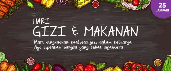 Selamat Hari Gizi

Mari tingkatkan kualitas gizi dalam keluarga

Ayo ciptakan bangsa yang sehat sejahtera
