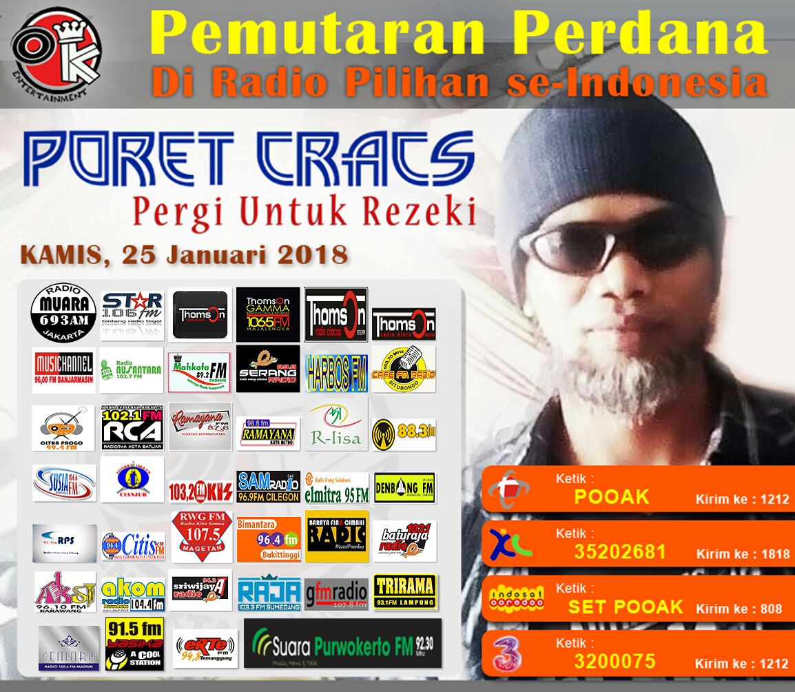 Denbang995FM's tweet photo. #PemutaranPerdana #PoretCracs #PergiUntukRejeki
StayTune #HarmoniRDB Nanti Malam
20.00 WIB DiKawal @SietoxDJ_RDB

♬@PoretCracs #PergiUntukRejeki
Cc: @Oxtavsugges
Diangkat dr Sebuah Kisah nyata, perjalanan seorang pria dr pulau jawa merantau ke Brunei demi Musik

MD: @KiaHarvesya https://t.co/W5MsdF6zqP