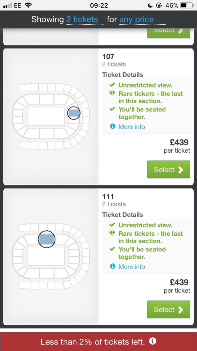 Meg_Lees's tweet photo. When #Britney pre-sale tickets sell out... and are immediately being resold for over 4x the price 🙄😭😡 https://t.co/PxxrvbSKsF