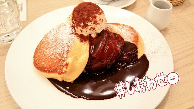 ホットケーキの日らしいのでこの間食べたやつをぺたり 