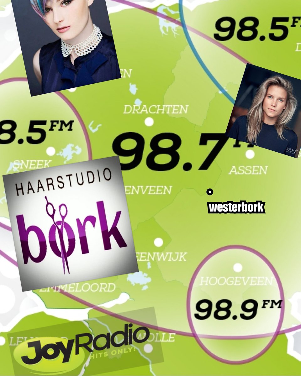 Haarstudiobork's tweet photo. Vanaf nu zijn we ook op Joyradio te horen maak u afspraak op https://t.co/1YsgbN2Wb4 of bel 0593332537 voor afspraak
Tot ziens bij Haarstudibork
#haarstudiobork #joyradio #afspraakonline  #kapsalon #westerbork #haartrends https://t.co/Qjff1IEM6a