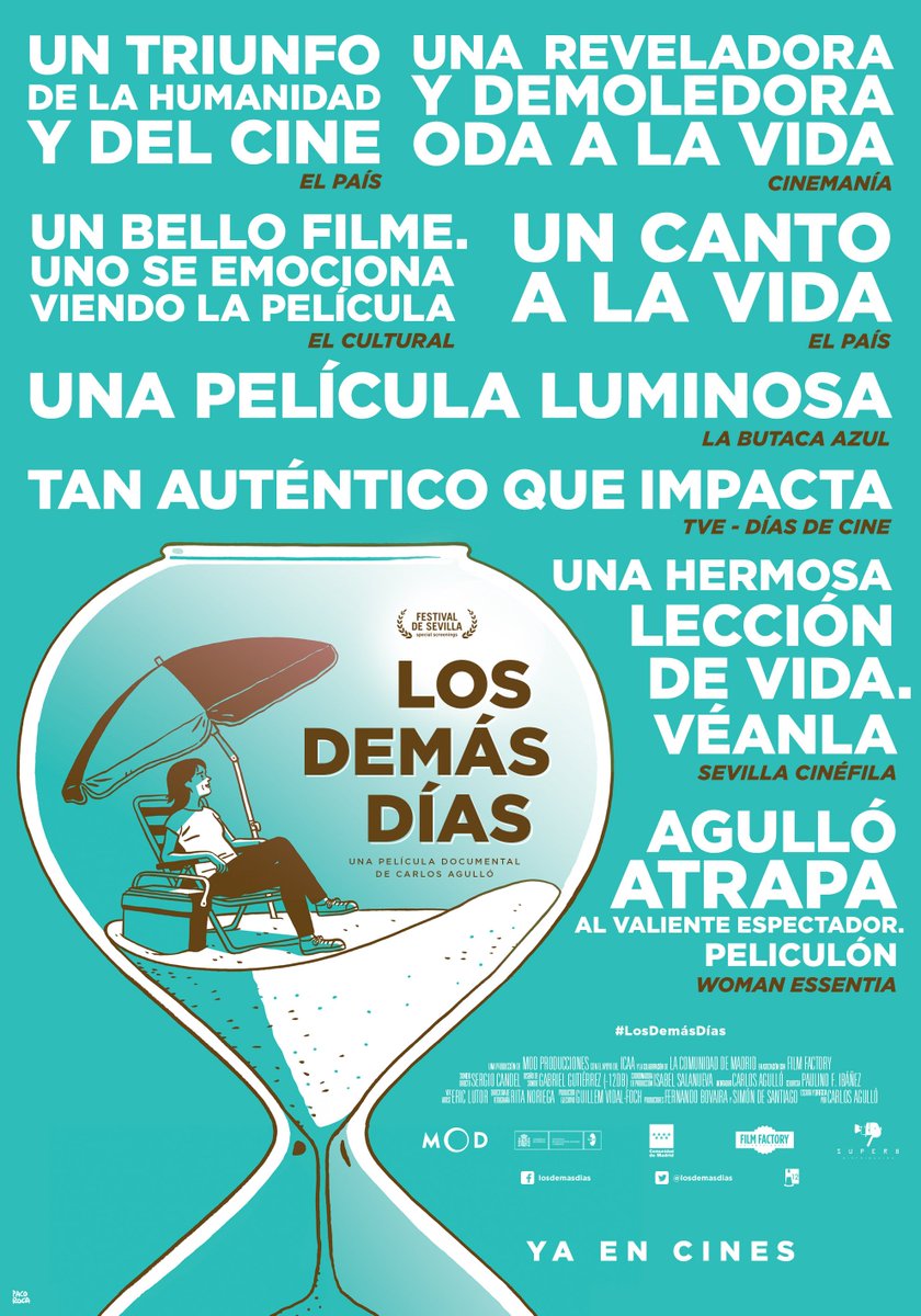 .<a href="/losdemasdias/">Los demás días</a> reconocida con la Medalla de la Solidaridad en los Premios del Círculo de Escritores Cinematográficos. Un premio que se entrega por primera vez y que nos hace mucha ilusión. Enhorabuena @carloscarlos74 <a href="/Simonsds/">SimónDSantiago</a> <a href="/gvidalfolch/">guille vidal-folch</a> <a href="/ModProducciones/">MOD</a>. Gracias <a href="/CirculoCEC/">CirculoCEC</a>.