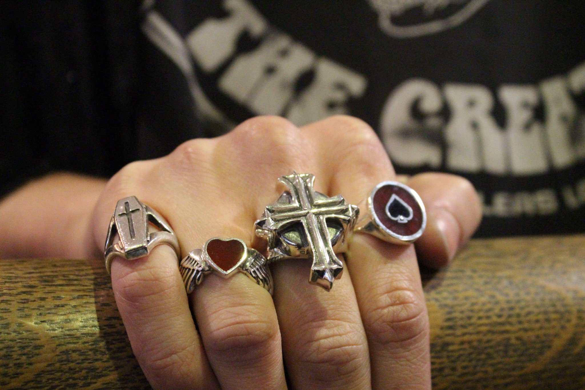 Crusader shop cross ring