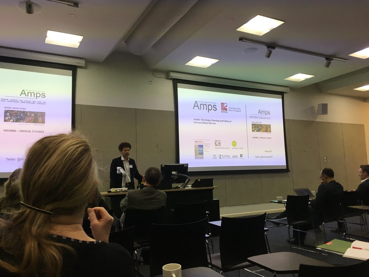 paulpilkington's tweet photo. Great to be at the @ArchitectureMPS Health and Planning conference @UWEBristol where later today @PublicHealthUWE will be speaking about our PHE Review on planning and health #AmpsHCF https://t.co/rlddBRuZfg