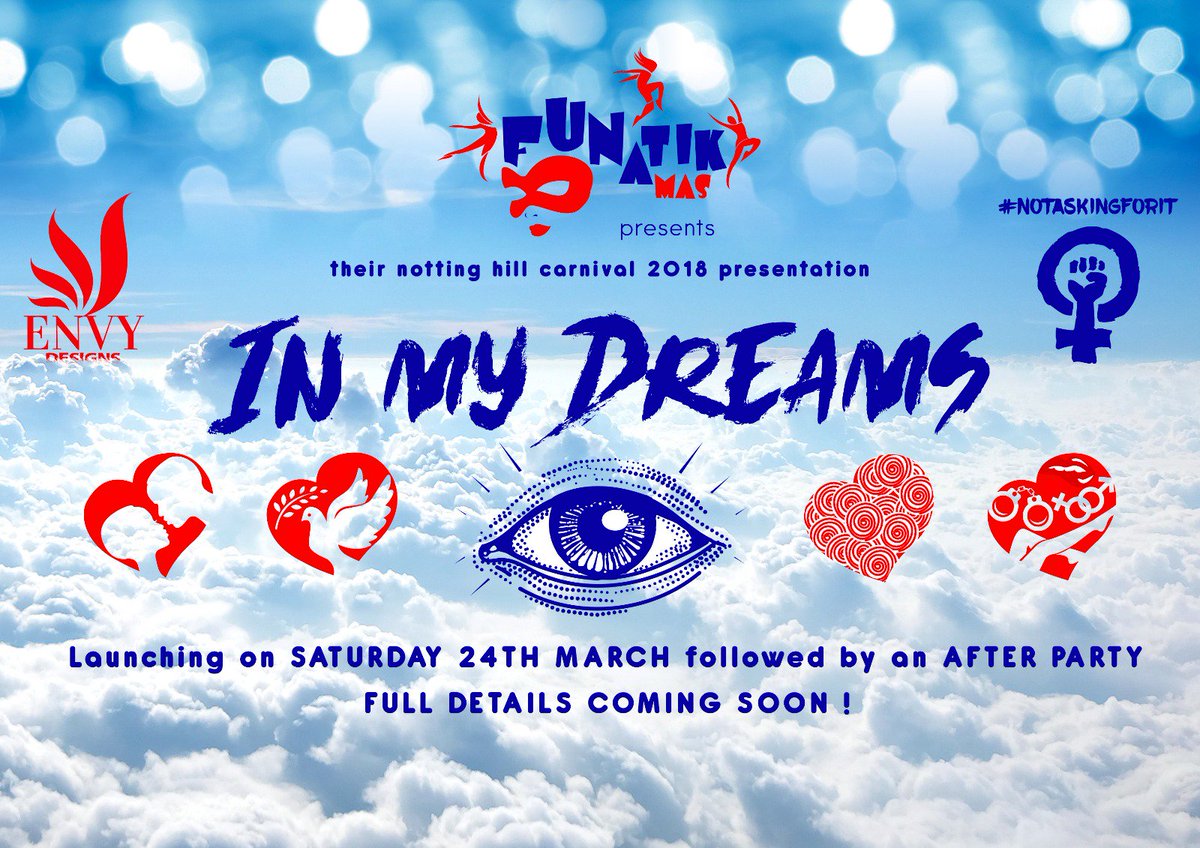 FUNATIKMAS's tweet photo. We are unveiling our costumes on SATURDAY 24TH MARCH.
Full details coming soon.
#funatikmas #nottinghillcarnival2018 #soca #costumes #carnival #glitz #bling https://t.co/9QIe0CLE4U