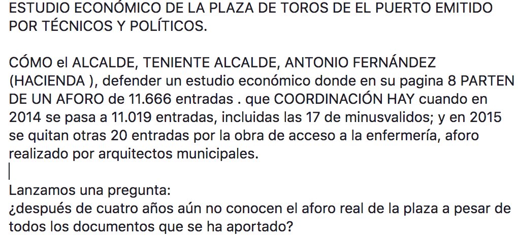 PlazaToros El Puerto (@plazaelpuerto) on Twitter photo 