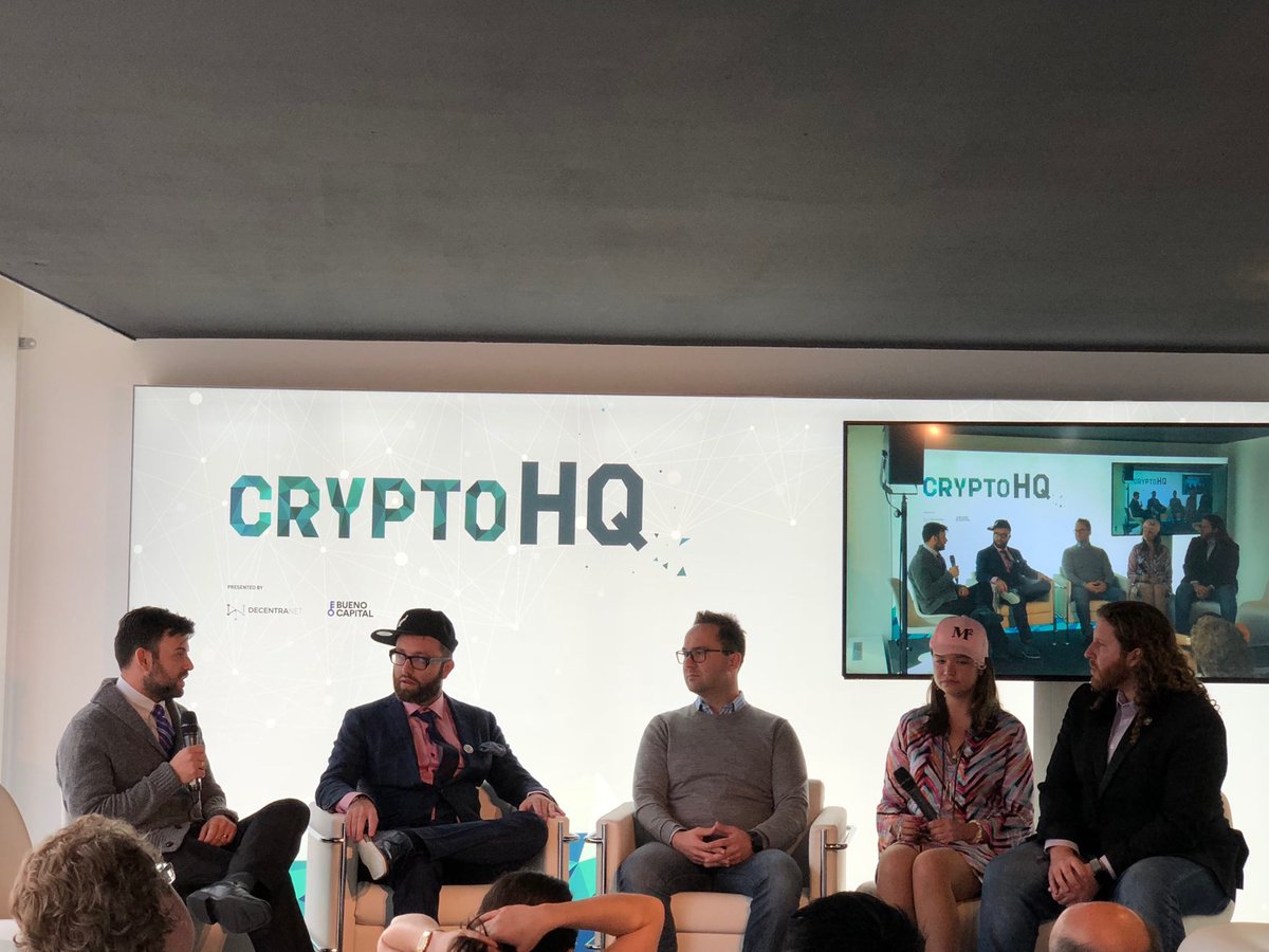 Panel on governance at #CryptoHQ #Davos2018