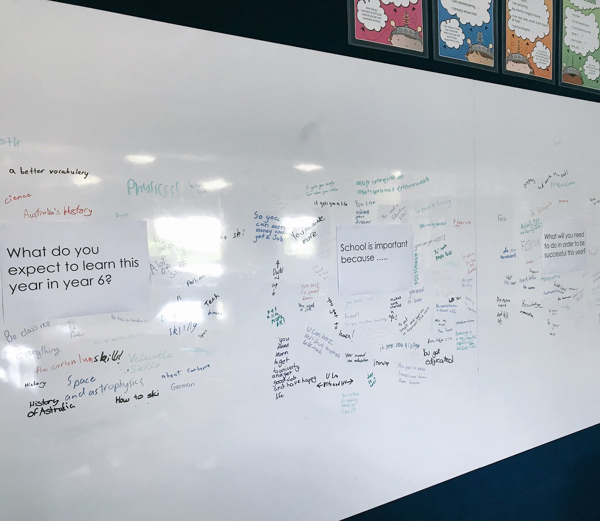 m4fstar's tweet photo. @Year6OC challenge a fixed mindset about what learning should look like #studentvoice #writeablesurfaces #LearningatOC https://t.co/TLImHCRv64