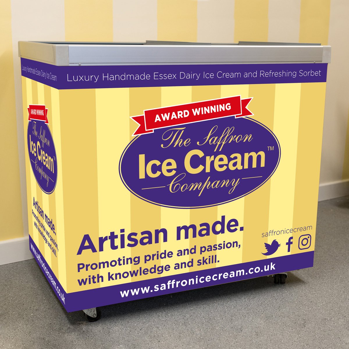 saffronicecream's tweet image. A sneak preview of the freezers you will see at #placesofinterest and #visitorattractions this year in #essex #cambridgeshire #suffolk #hertfordshire #london! Thanks for the design @PhotographyFP 

Comment below, we'd love to know your thoughts!