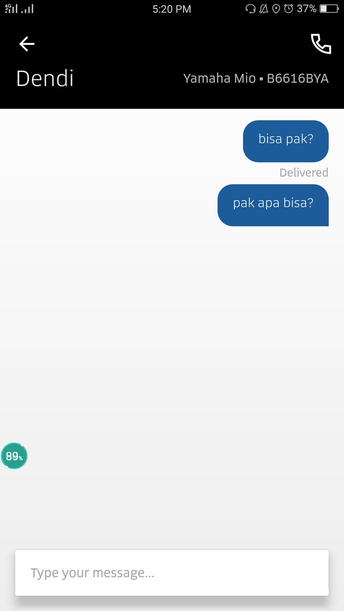 ReynalAnwar's tweet photo. @Uber_Support saya lampirkan semua attachment bukti kenalanan ini driver ( 2 ) https://t.co/160aAcHRRj