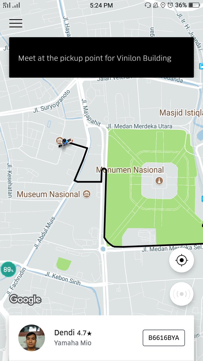 ReynalAnwar's tweet photo. @Uber_Support saya lampirkan semua attachment bukti kenalanan ini driver ( 2 ) https://t.co/160aAcHRRj