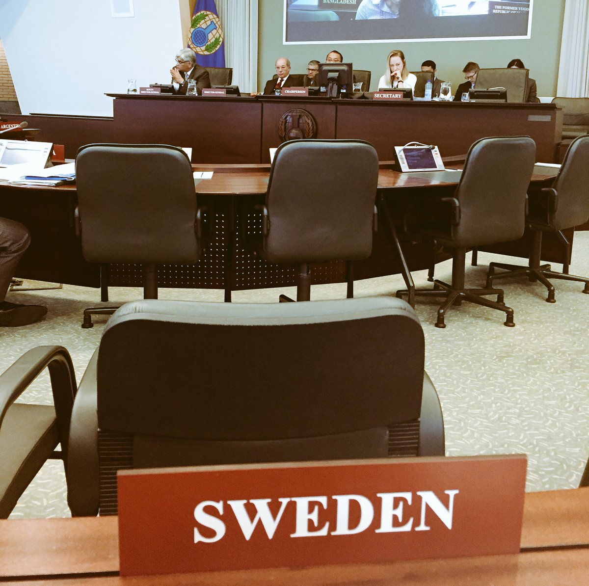 Later this year states parties to the #CWC in the @OPCW will meet for the #RevCon4. All Art of the #CWC will be reviewed and the work starts today. Many challenges before us; non-state actors, use of #cw & verification key issues ahead