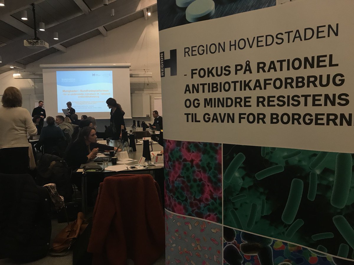 Vidensdeling om hvordan #sundhedsplatformen kan understøtte #LKT i forbedret #antibiotika behandling <a href="/RegionH/">Region Hovedstaden</a> <a href="/regionsjaelland/">Region Sjælland</a>