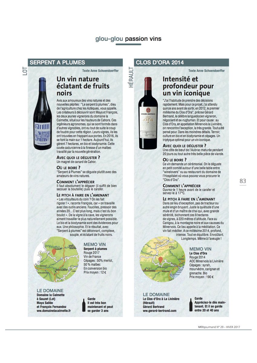 J-7 pour vous souhaiter une très belle et douce année 2018.A célébrer avec les pépites #vins dans #MidiGourmand #DomainelaCalmette #DomaineEmileetRose  #MasConscience <a href="/DomaineHenry/">Domaine Henry</a> #DomaineBoucabeille #ClosdesBoutes #ClosdOra #DomainedeLandeyran et toutes celles à venir :-)