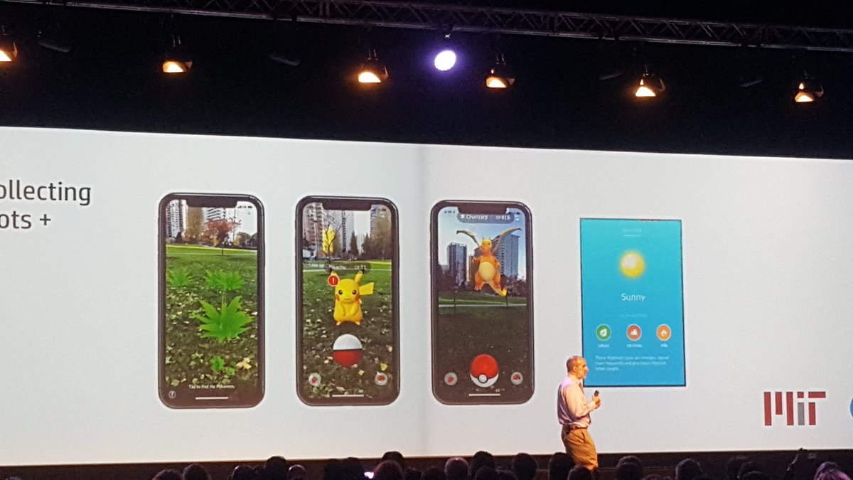 Educ_Technology's tweet photo. #AR should not take away from reality, but add to it" - @eklopfer on #gamification for #education @Bett_show #Bett2018 https://t.co/kfU9v8mxBy