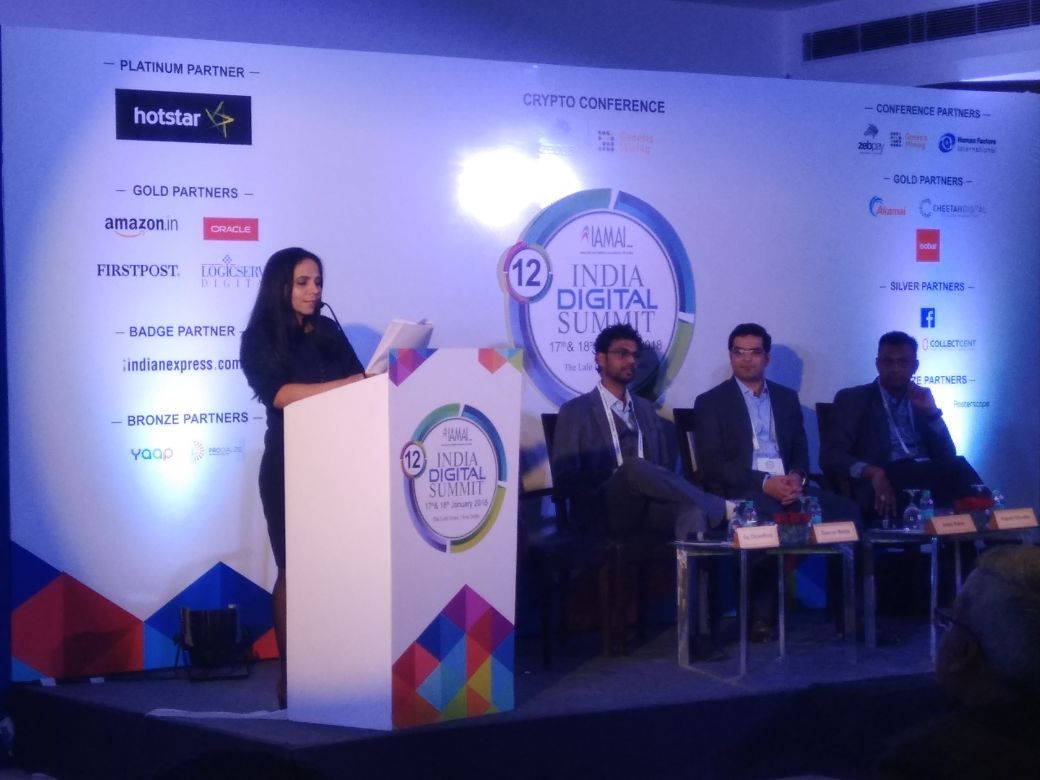 TeamSignzy's tweet photo. Signzy had a great experience at the #12IDS - the flagship annual event of @IAMAIForum. Signzy’s Ankit shared his views on the state of #Cryptocurrency industry and its growth potential. He also explained how Signzy automates verification processes using technologies such as #AI. https://t.co/okk7lCBRY6