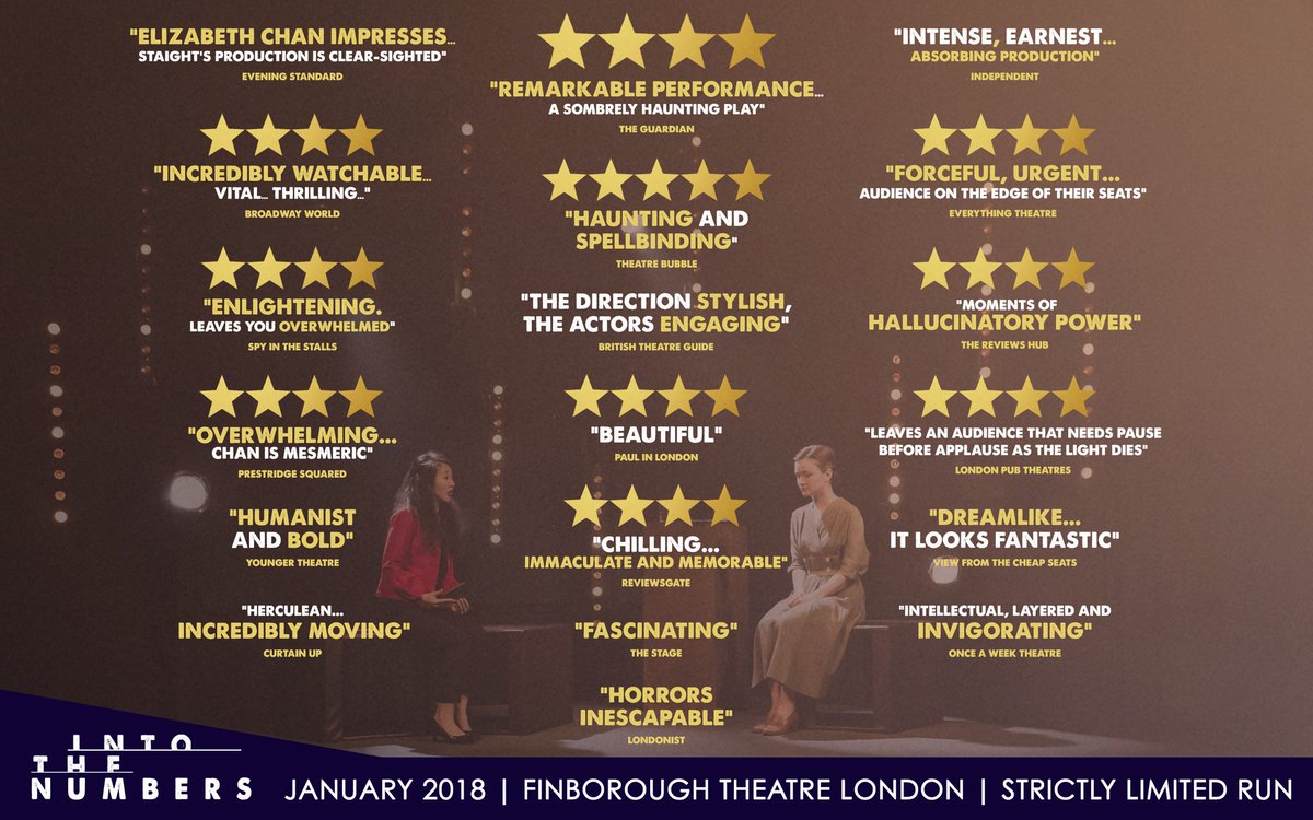 IntotheNumbers's tweet image. Yet again we had returns last night. Do CHECK FOR RETURNS in person @finborough box-office for the final performances of Into the Numbers.

Arrive is person and collect a queue ticket.
Box office opens an hour before each performance.