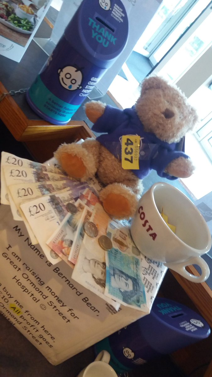 £136.15 banked &amp; 5bears sold this week for GOSH! <a href="/TeamTrenthamPI/">P.Inn Trentham Team</a>  well done let's keep it up x <a href="/SDEBDD/">simon ewins</a> <a href="/jmb0606/">John Mark Brennan</a>