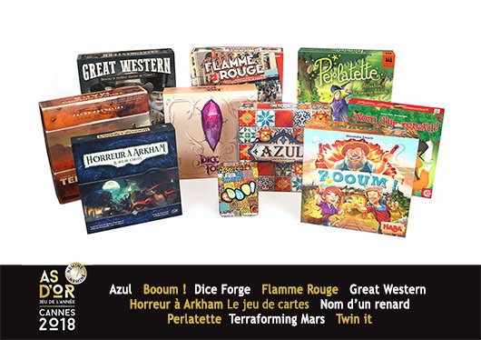 fijcannes's tweet photo. Le jury du vient de livrer sa sélection de 10 nominés pour le prix ludique le plus prestigieux et le plus attendu en France dans 3 catégories As d'Or-Jeu de l'Année : tout public, enfant et expert. Faites vos pronostics ! https://t.co/mOmy9OZfrZ