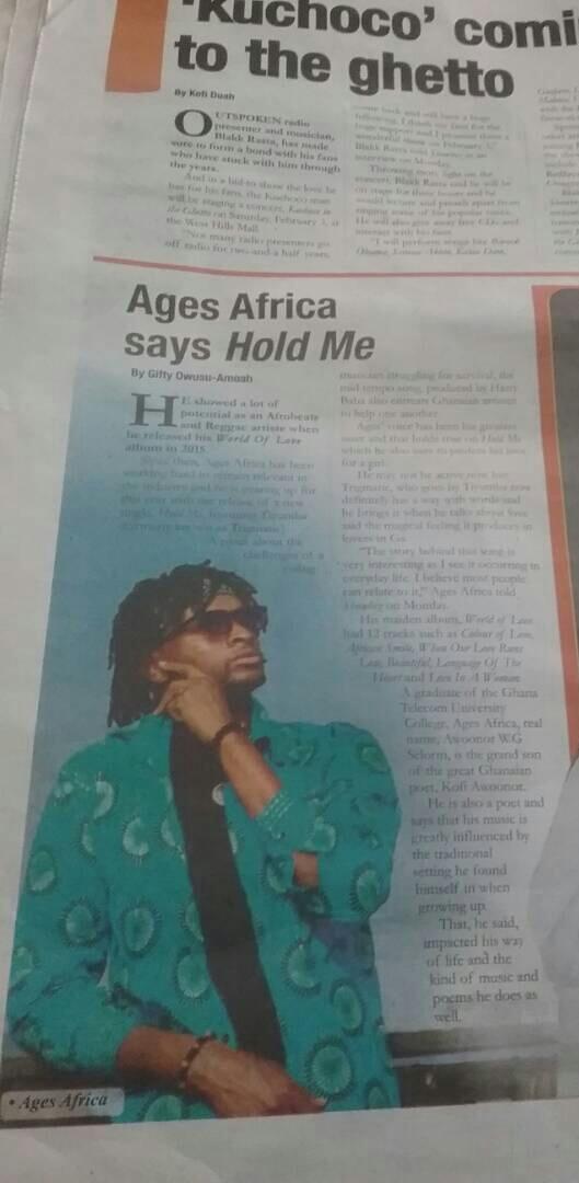 TeamAgesGlobal_'s tweet photo. Have You gotten Your COPY Yet? GRAPHIC SHOWBIZ
#NewTrend #AgesAfrica #HoldMe
Song also available on
> https://t.co/wJbRTZrf1x via #dcleakers
> https://t.co/xzOG2JakT8 #CrowdfireGh https://t.co/ApTtqhn4hF