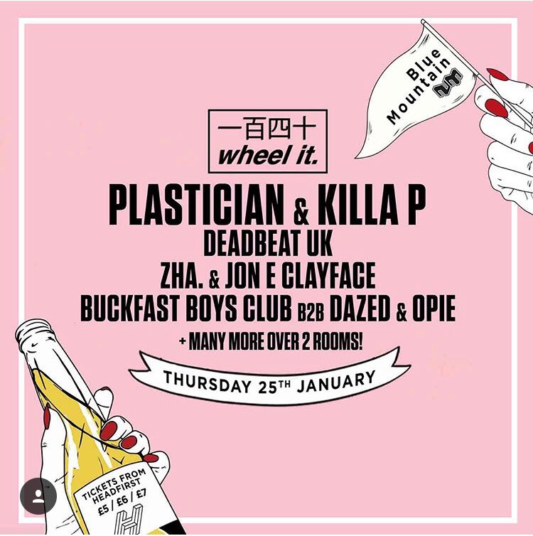 Tonight Plastician &amp; Killa P set in Bristol!!

Blue Mountain