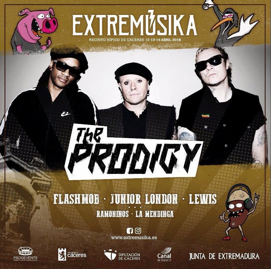 Ayer saltó la noticia más esperada, Prodigy estarán en el Extremúsika! Os lo contamos en la Web!!

eldromedariorecords.com/prodigy-extrem…