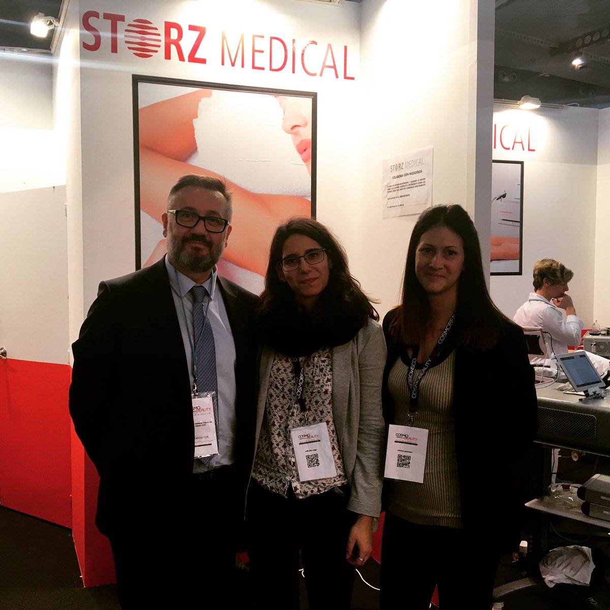 webappsrl's tweet image. Grazie a Roberto Poppa di Storz Medical Italia, il #teamwebapp vola a Barcellona presso #Cosmobeauty, dove presenta soluzioni per la #fidelizzazione della clientela di parrucchieri, centri estetici e simili. Scopri di più sulla nostra esperienza ➡️bit.ly/2E8VHfz