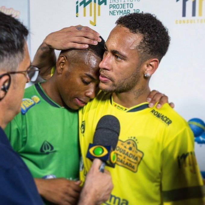 Neymar shows solidarity with old team-mate Robinho | Shropshire Star