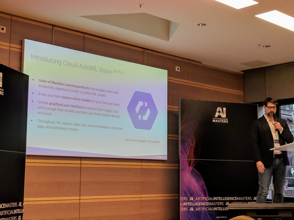 TechandData's tweet image. #Google introducing the &quot;Cloud AutoML Vision&quot; Alpha launch.