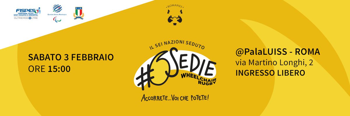 RomanesRugby's tweet photo. Gli ex Azzurri del Rugby bipede sfidano i rugbisti in carrozzina! Accorrete (...voi che potete)! #6sedie https://t.co/CEs6pjWIaE https://t.co/t1kckR6ipA