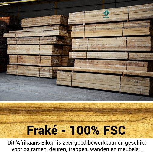 Fraai en verantwoord #hout voor je #brandwerende #kozijnen? Ga voor #Fraké met #FSC! Nu weer uit voorraad leverbaar: bit.ly/2tLRTOF #weekaanbieding