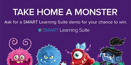SMART_Tech's tweet photo. Want to take home one of the #SMARTMonsters? Visit stand D90 and ask for a hands-on demo of SMART Learning Suite for your chance.
Today's monster is Seesall - come and learn how how our software is helping him develop his initiative.
#Bett2018 #SMARTBett https://t.co/ZaX8UCz1ZQ