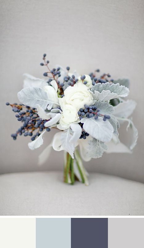 DressedPerfect's tweet image. Ramo en paleta de colores para las bodas de invierno