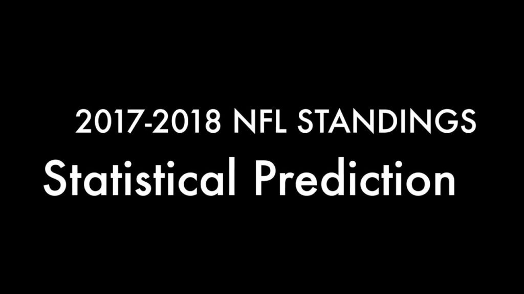 2017-2018 NFL STANDINGS ACCURATE PLAYOFF PREDICTIONS tsprt.co/2n8DU00