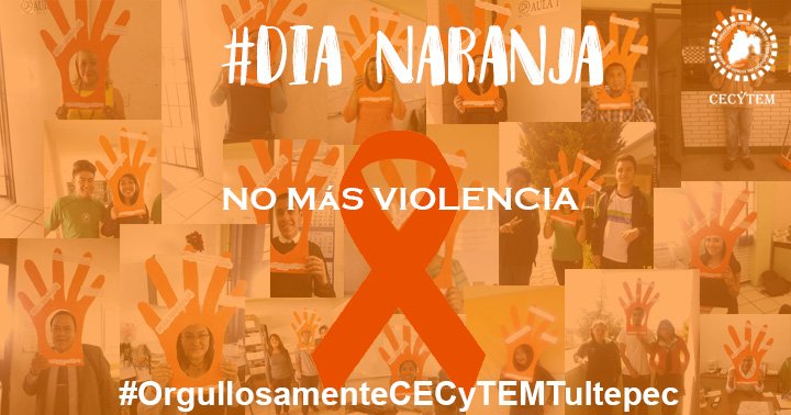Tadeo_PG's tweet photo. PINTA EL MUNDO DE NARANJA. Pongamos fin a la violencia contra mujeres y niñas. “El mundo cambia con tu ejemplo, no con tu opinión”
#SomosCECyTEM #OrgullosamenteTULTEPEC #DíaNARANJA
@rita_tult @somoscecytem https://t.co/ajsD4HYj0l
