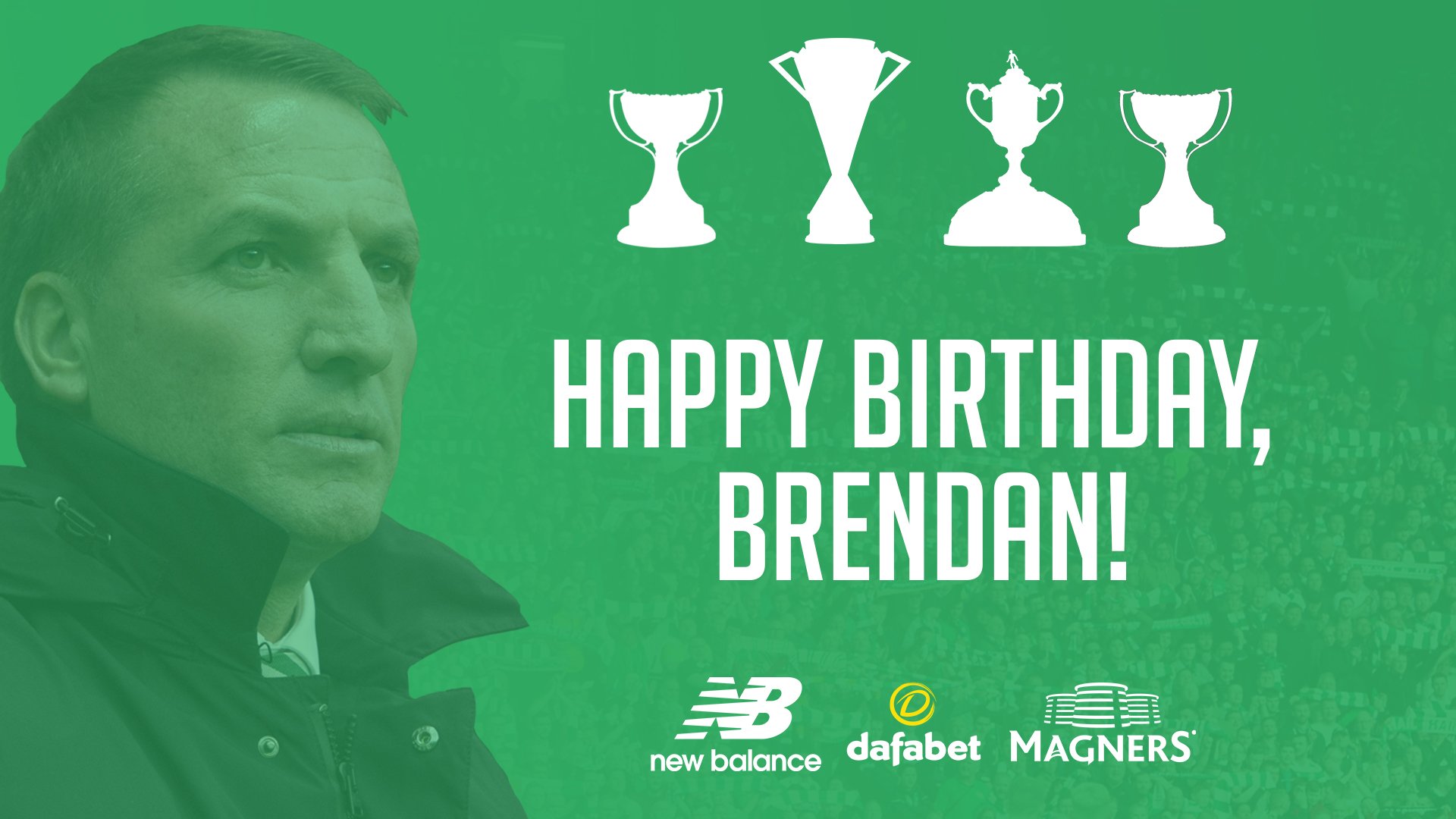   Happy birthday to the boss - Brendan Rodgers!   