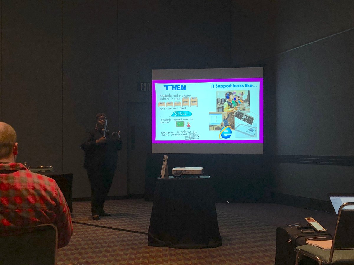 IncidentIQ's tweet photo. Here at #FETC listening to a great talk by @monikaddcsd from @DeKalbSchools about addressing digital equity. "[In]efficiency can cost education." We agree, Monika! https://t.co/3KQzDMCtyP