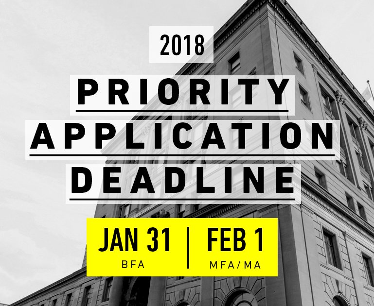 PNCA Admissions tweet media