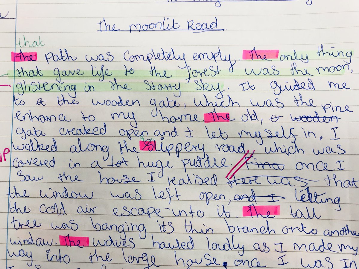 BoswellsSchool's tweet photo. Excellent writing from Y7 in English today! #feedbackforprogress https://t.co/SDxUfkynlw