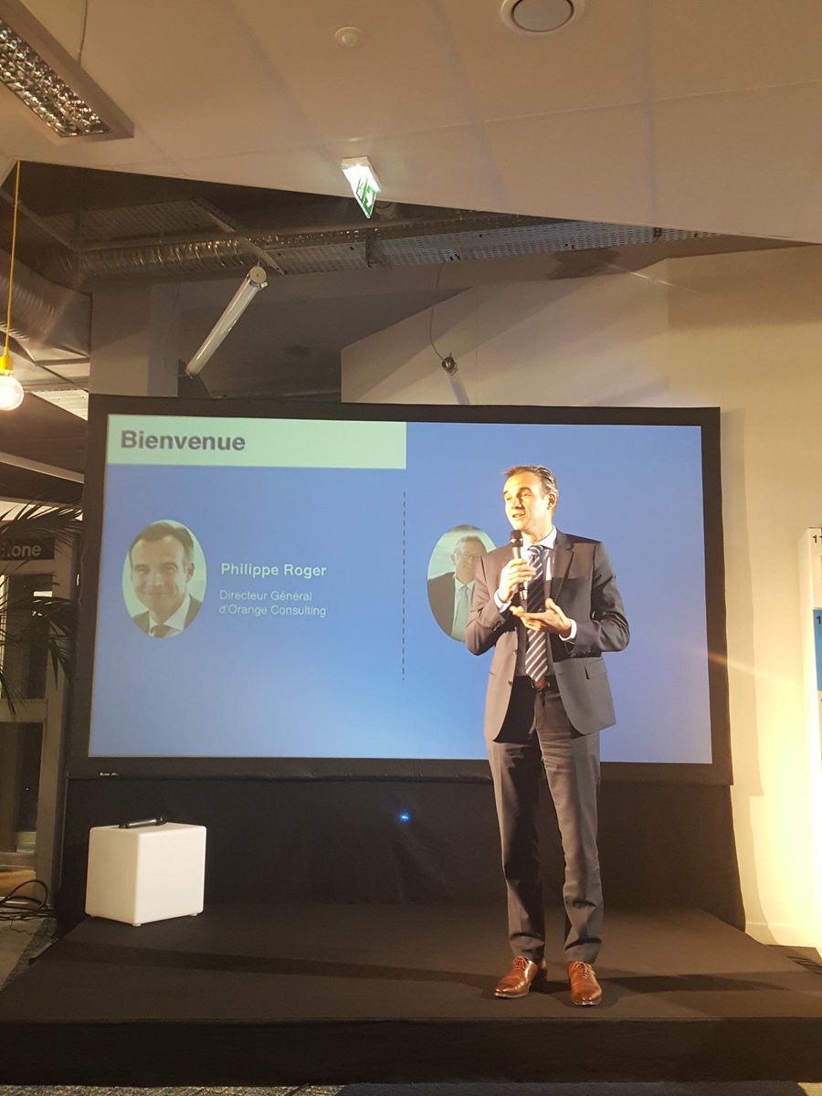Orange_Csltg's tweet photo. [#TechOff2018] L'Innovation c'est rapprocher de la technologie et des usages, mais c'est aussi rapprocher des personnes de milieux différents  @PhilippeRoger14 https://t.co/y36JbZRCqX