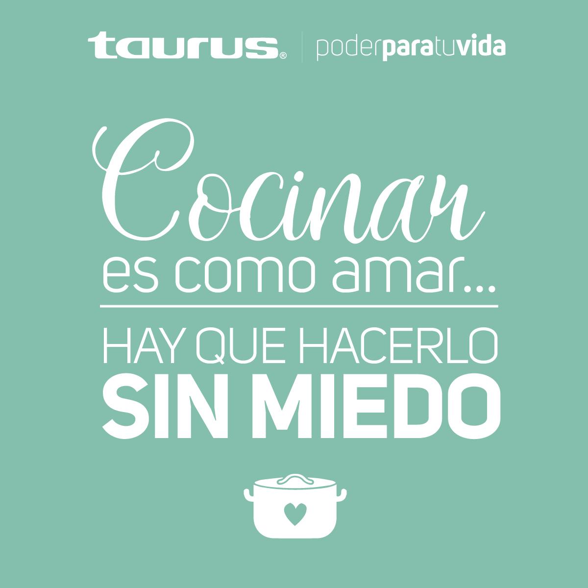 taurus_mexico's tweet photo. ¡Que no te de miedo cocinar y mucho menos amar! "Barriga llena, corazón contento" #Taurus #PoderParaTuVida https://t.co/kX34i5IeGA