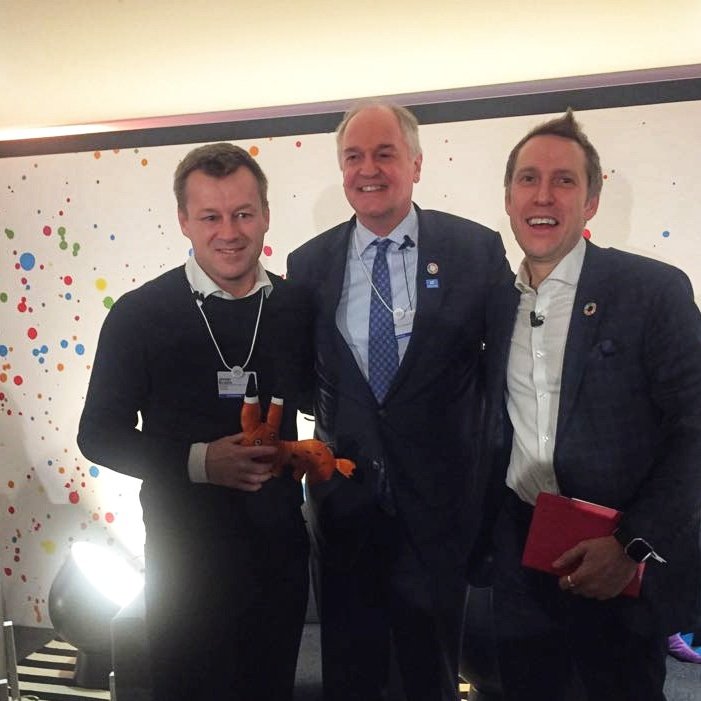 IKEA_CH's tweet photo. LET'S PLAY! IKEA Group, @LEGOfoundation, @Unilever and @NatGeo announce a coalition towards a more playful world. The name: #RealPlay More info: https://t.co/l2ac5FgXYr #WEF18 https://t.co/dAtQhYakQo