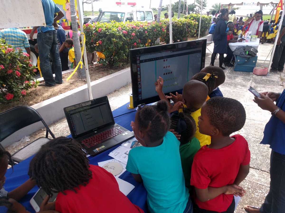 They're having so much fun on BookFusion, reading, playing and learning with the @MOEYIJamaica's eBooks at @ECCJA's #ReadPonDiCawna! Come read with us too! 

#EnhancedLearning #ReadingRedefined #EducationCantWait #12StandardsMatter