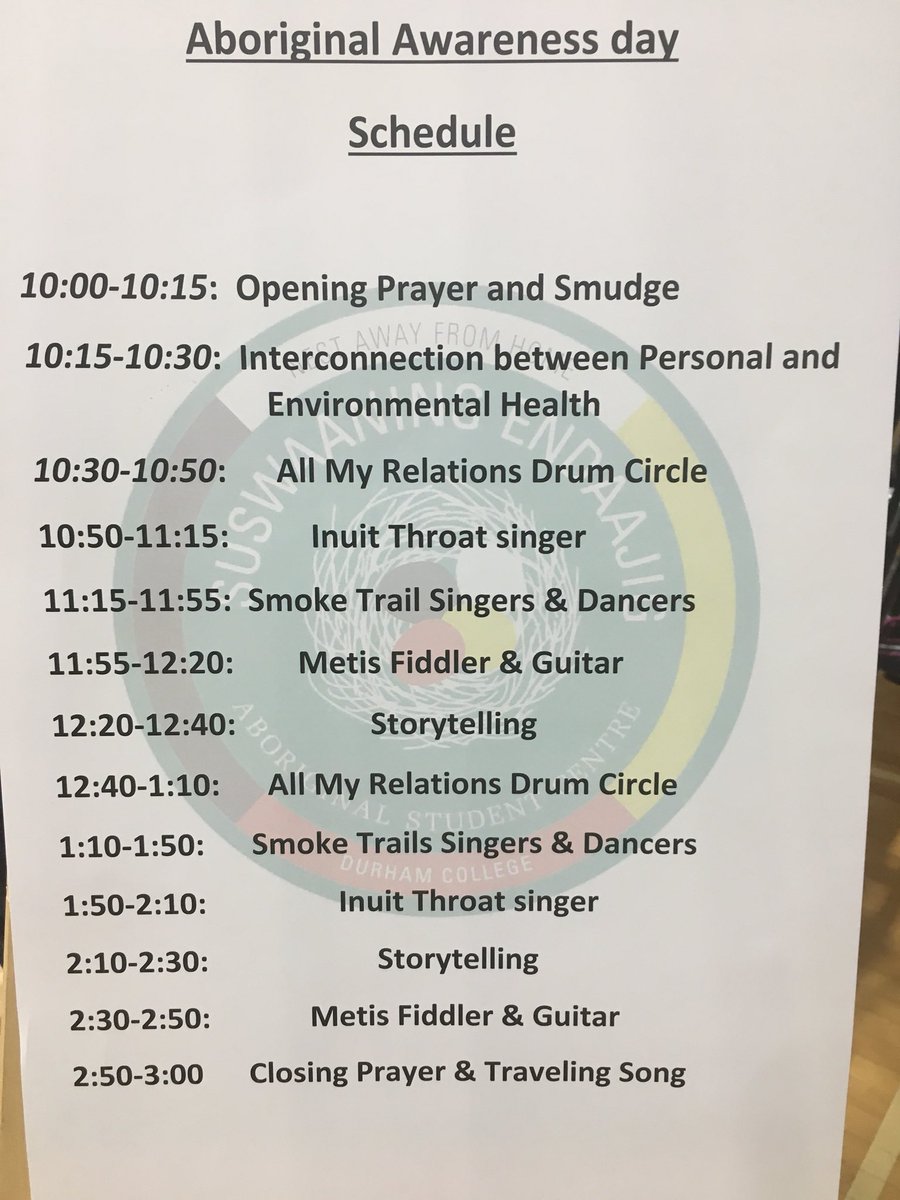 DDSB_Indigenous's tweet photo. Wonderful to have so many DDSB students at Durham College for Aboriginal Awareness Day!  #WeAreDDSB @DurhamDSB https://t.co/1g5L6ushNd