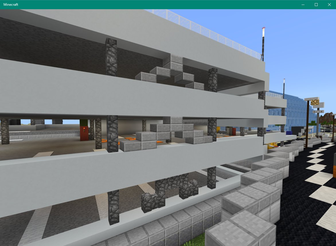 光楼市 Koro City Minecraftで都市開発 地震対策で斜めにつけられてる柱みたいなやつ 再現しようと思ったけどしっくりくるものが出来ないから作るのやめる Minecraft マインクラフトpe 河辺港 立体駐車場